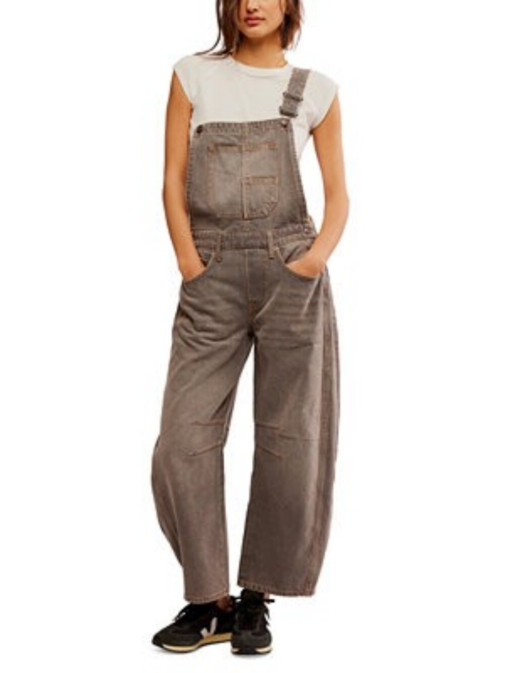 Free People Good Luck Overalls
